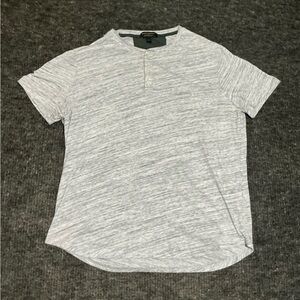 Banana Republic Light Gray Short Sleeve Tee